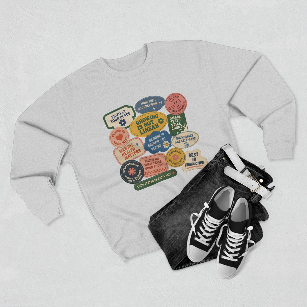 Mindful Sticker Club – Sweatshirt by See Life My Way