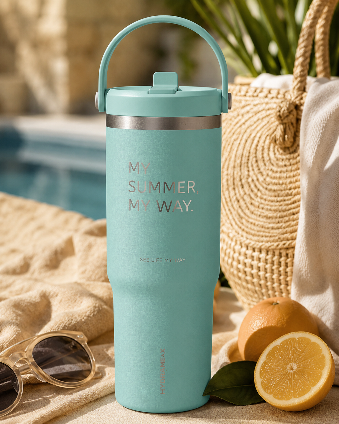 My Summer, My Way 32oz Insulated Travel Tumbler by See Life My Way